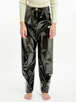 Shiny pants - black