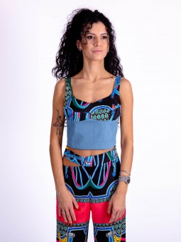 Top azzurro coppa fantasia